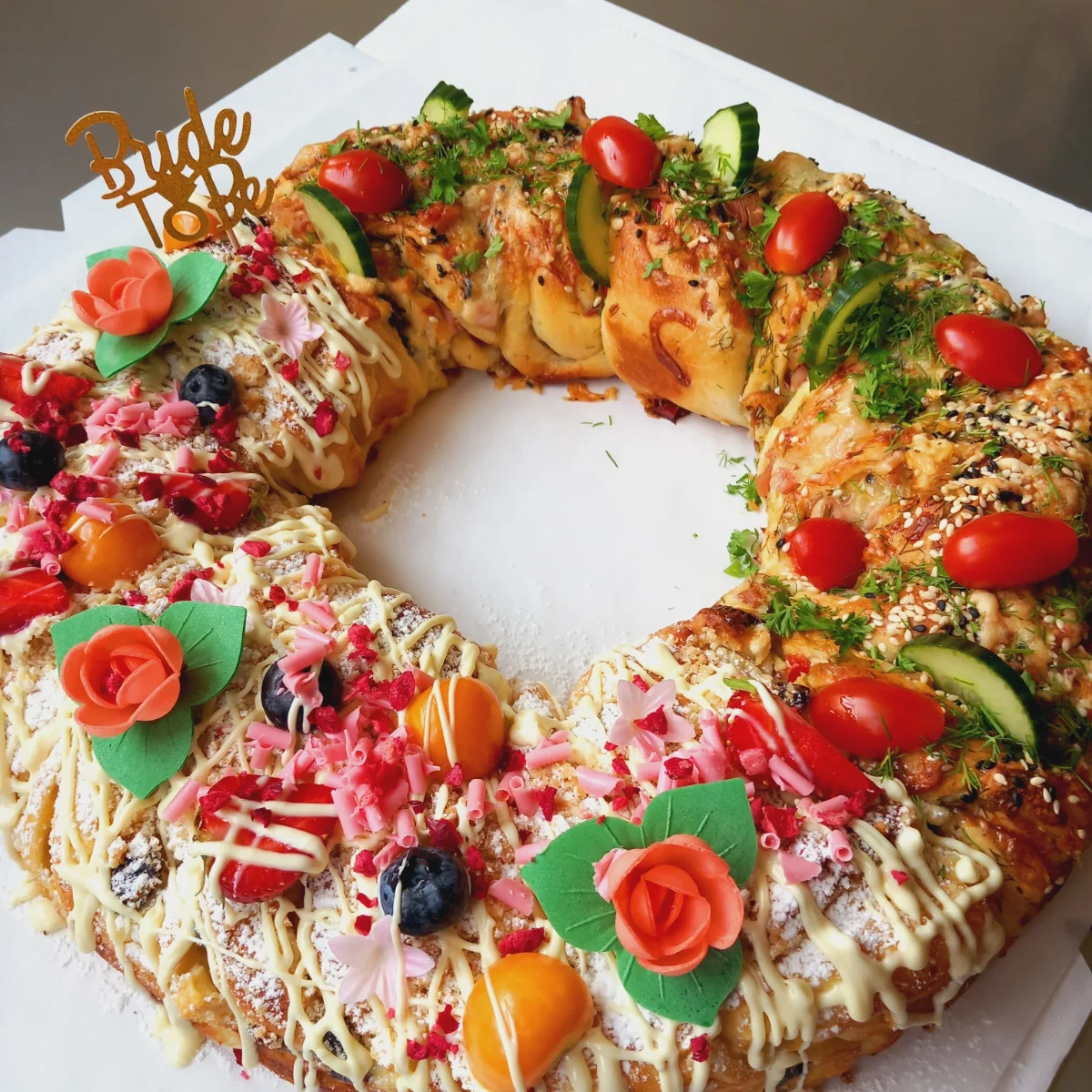 Tüdrukuteõhtuks kringel, pool magus ja pool soolane